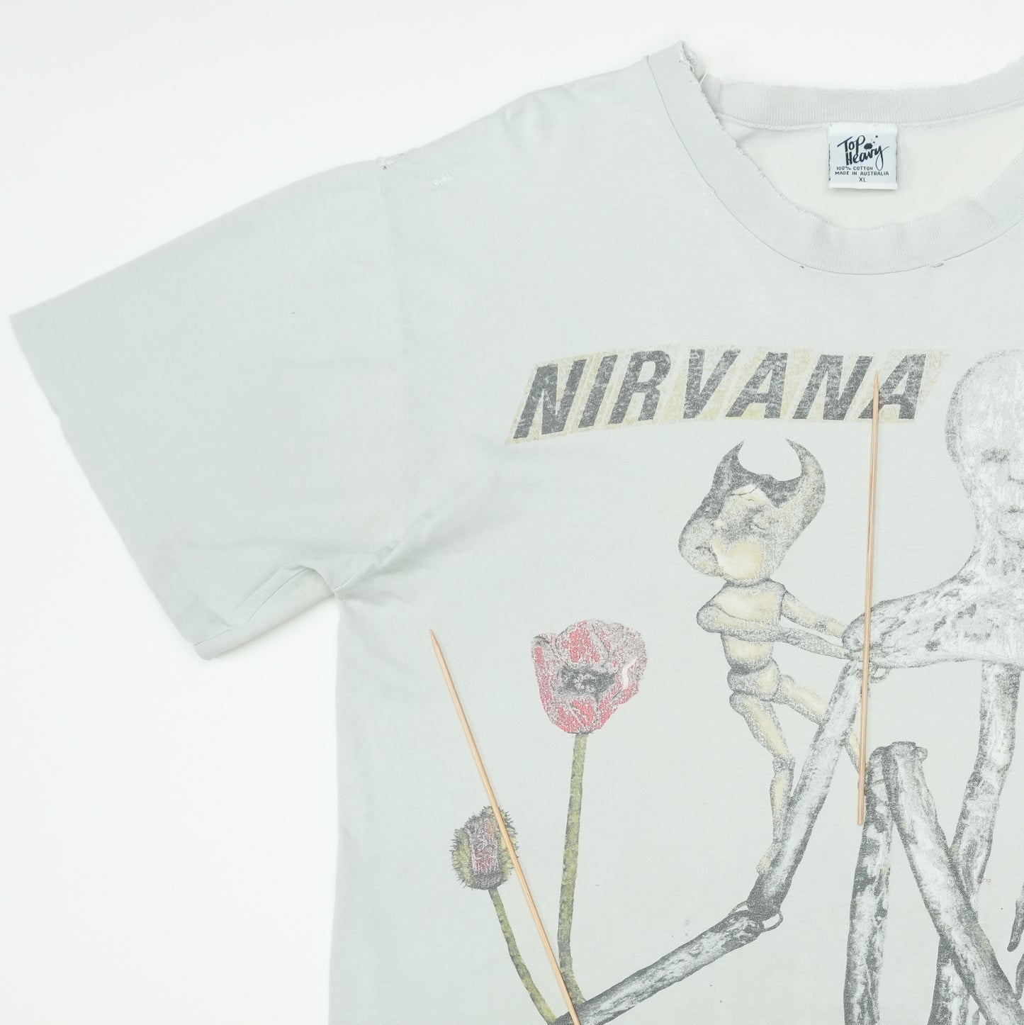 1993 Nirvana Incesticide Shirt Detail