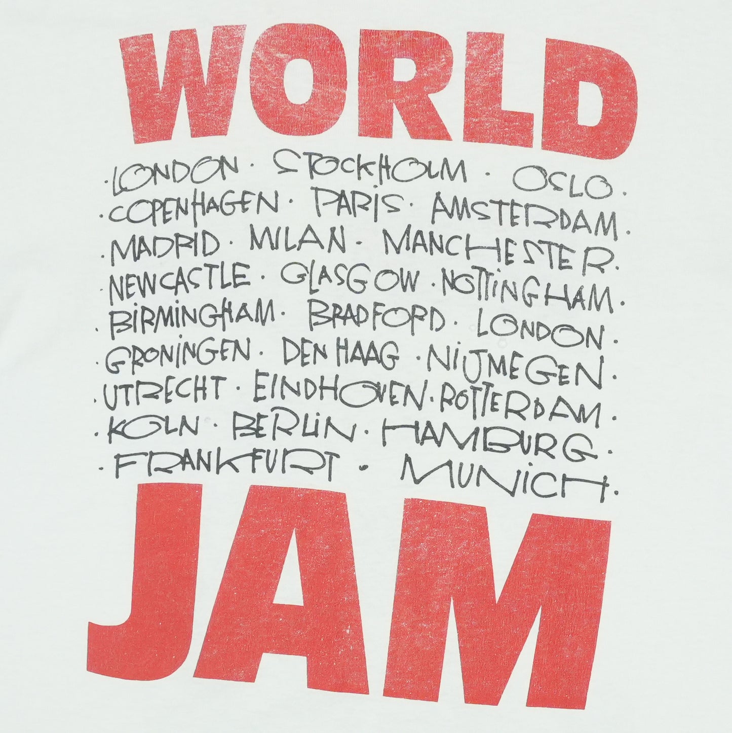 1992 Pearl Jam Tour Shirt