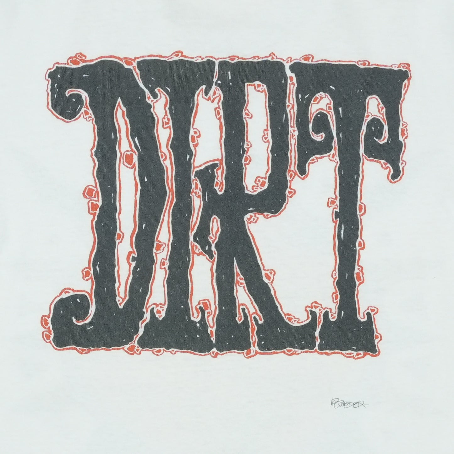 1992 Alice In Chains Dirt Shirt Detail