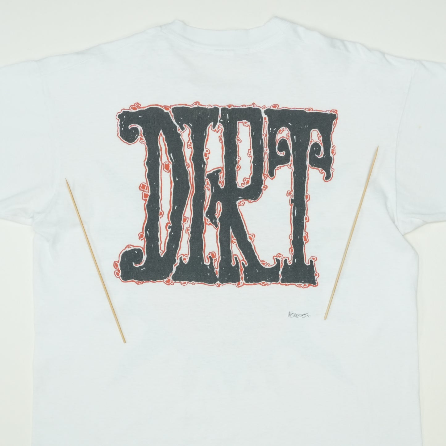 1992 Alice In Chains Dirt Shirt Detail