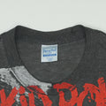 1989 Skid Row Makin A Mess Of The US Tour Shirt Detail