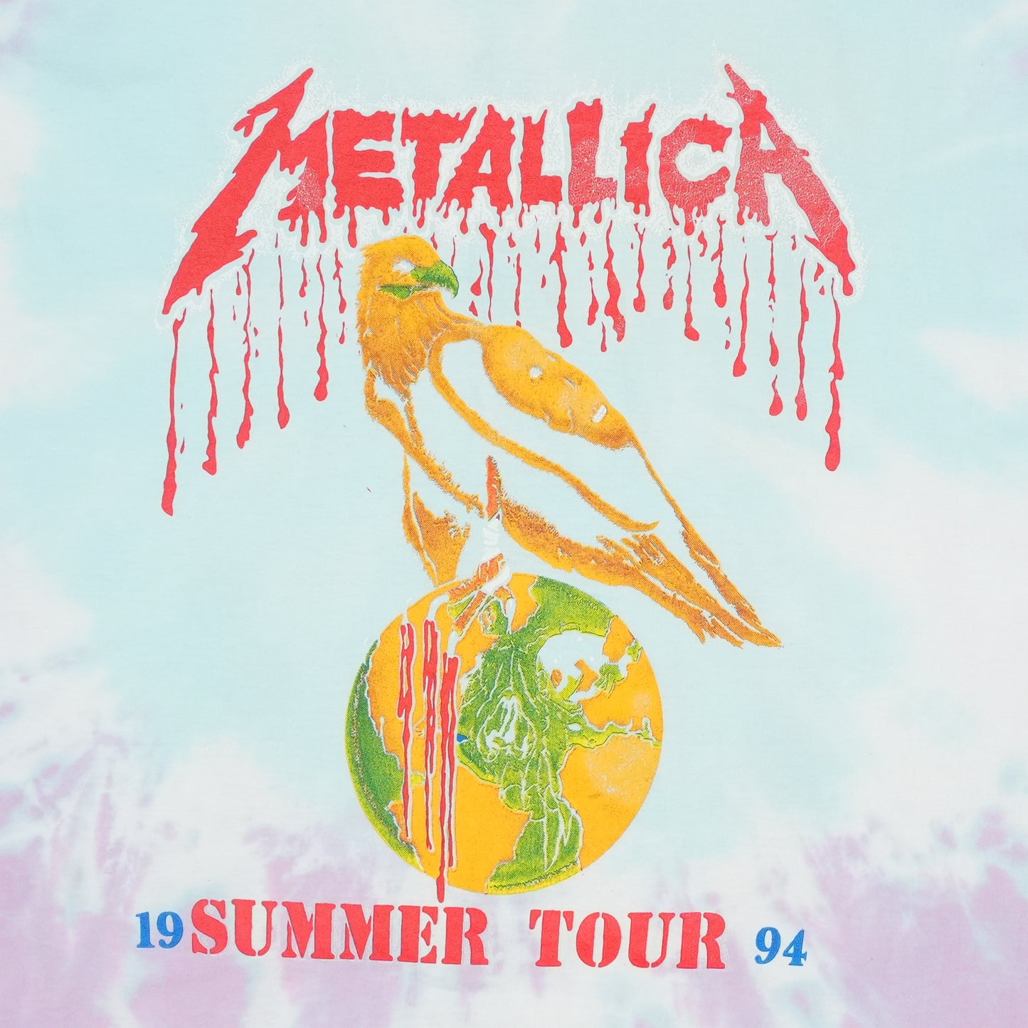 1994 Metallica Summer Tour Shirt Detail