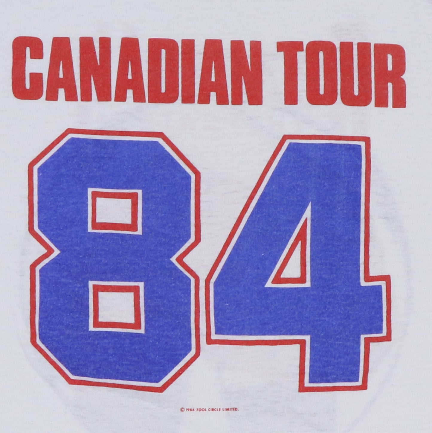 1984 Nazareth Canadian Tour Jersey Shirt