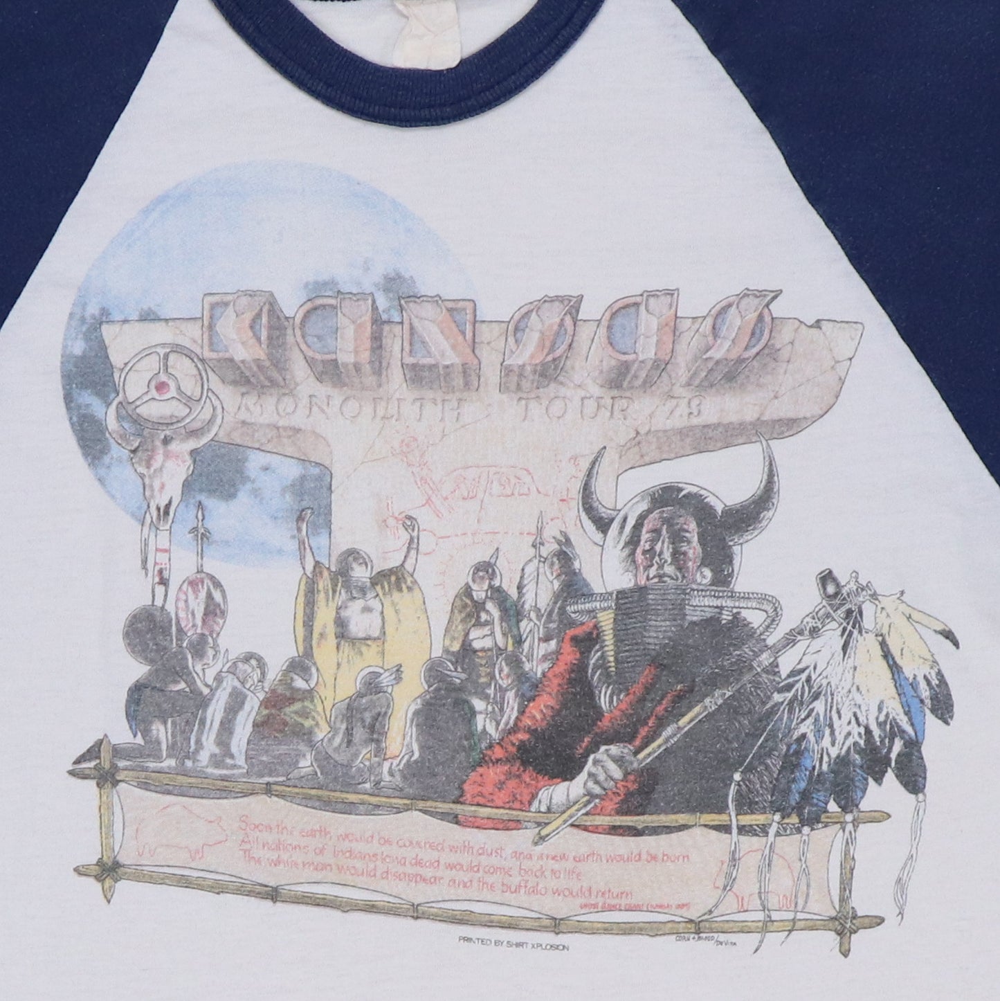 1979 Kansas Monolith Tour Jersey Shirt