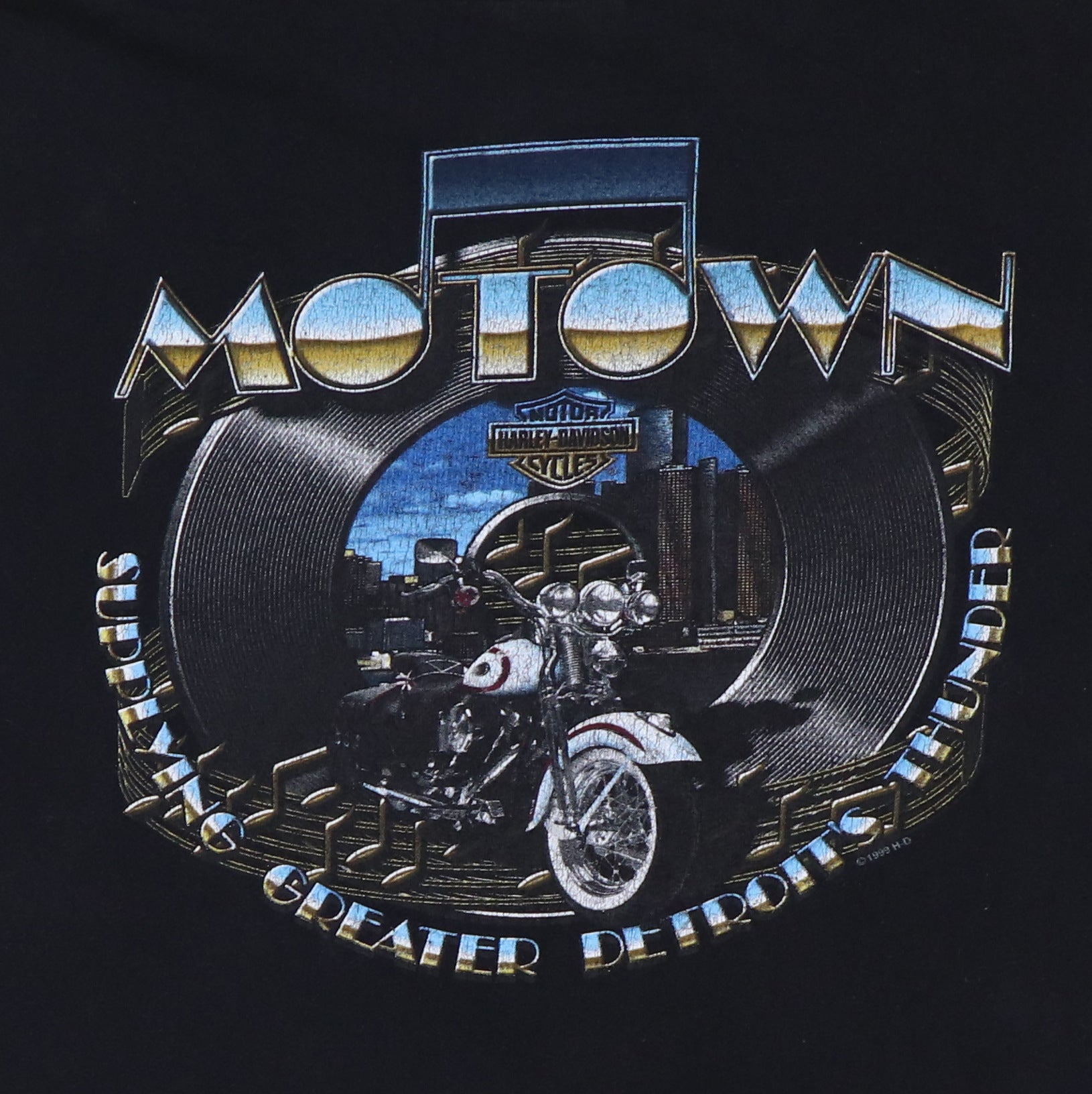 1999 Harley Davidson Motown Pocket Shirt | Authentic Vintage Tee