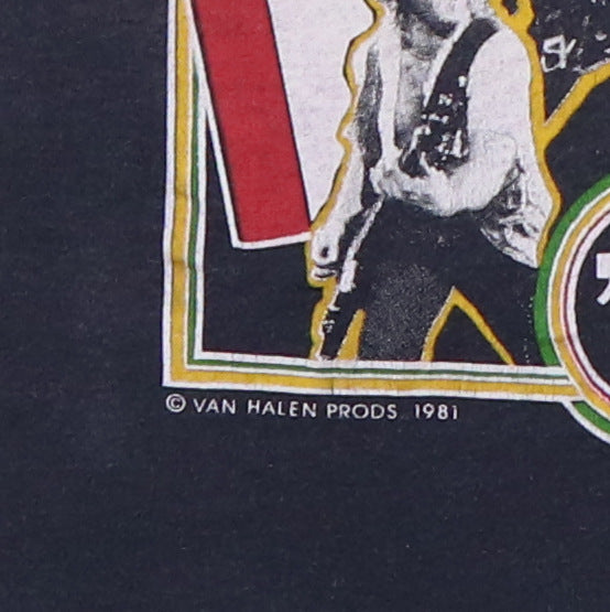 1981 Van Halen Worldwide Tour Shirt
