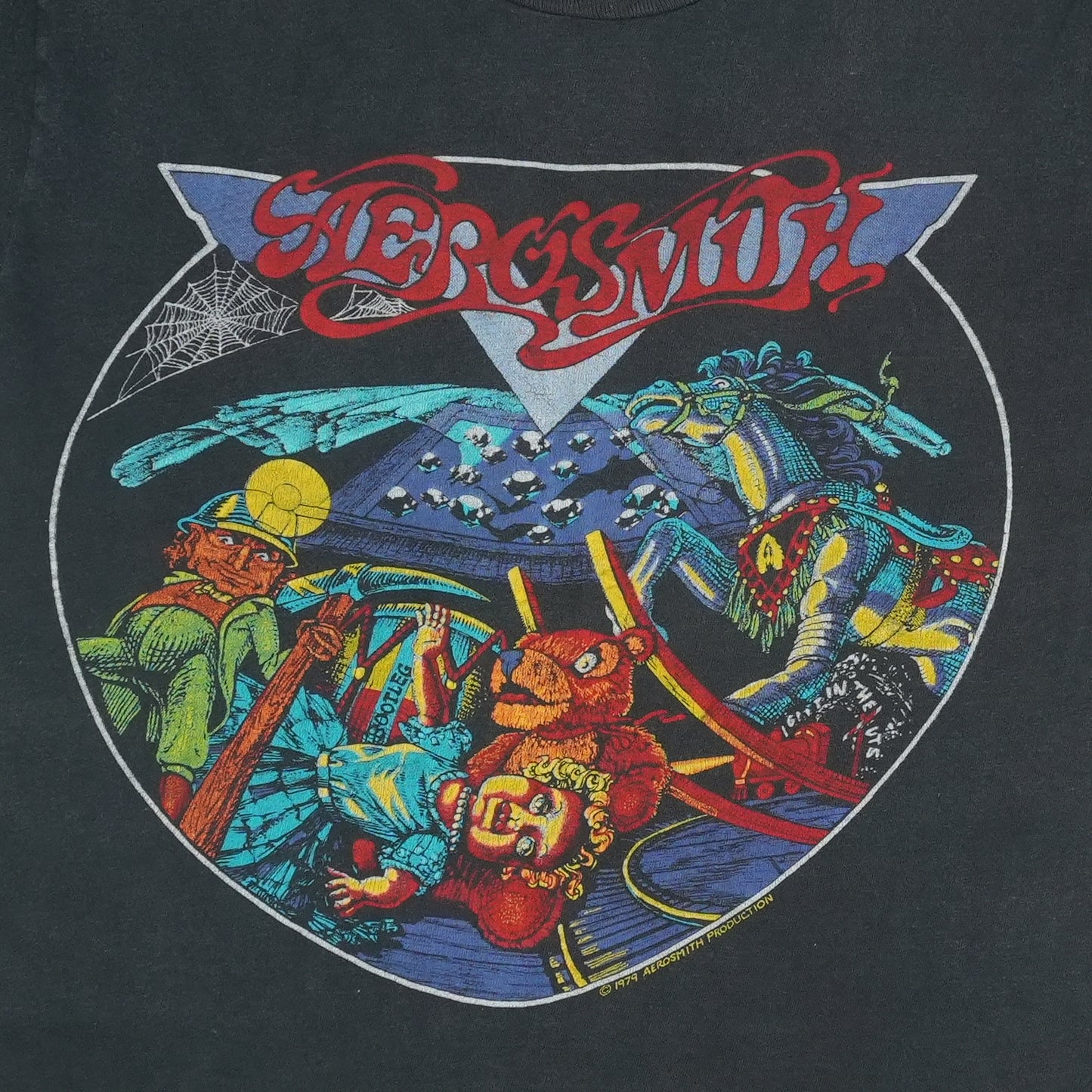 1979 Aerosmith Night In The Ruts Tour Shirt Detail