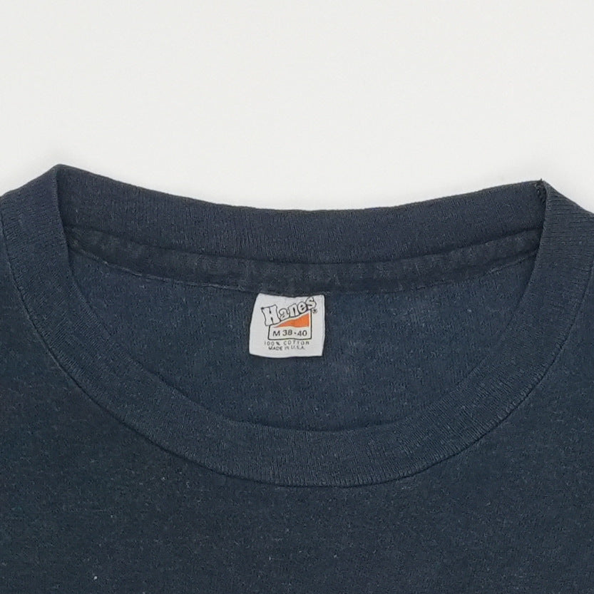 1980s ACDC Back In Black Tour Shirt Detail