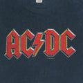 1980s ACDC Back In Black Tour Shirt Detail