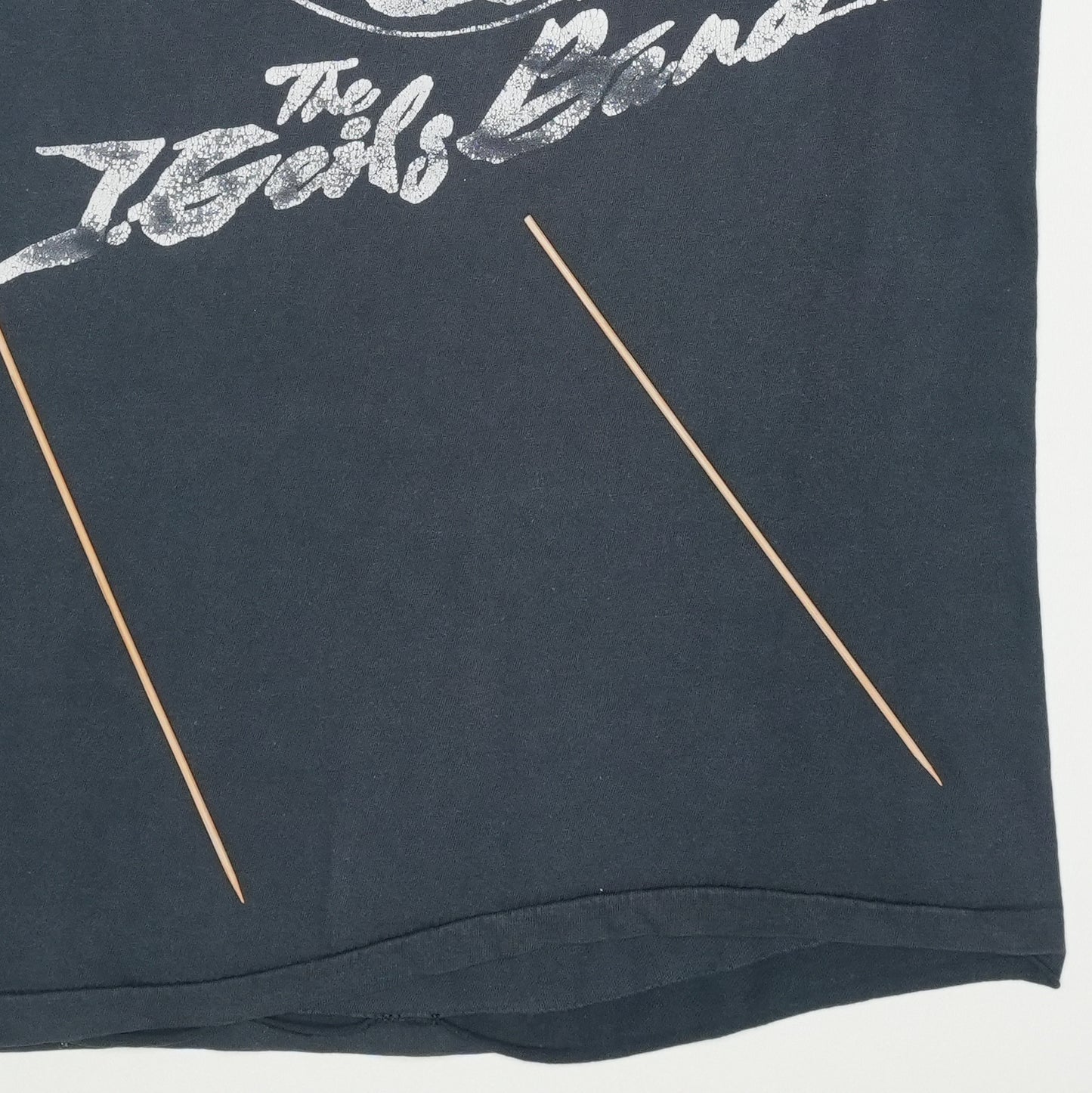 1981 The J Geils Band Live Shirt Detail