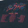 1990 Stevie Ray Vaughan And Double Trouble Tour Shirt Detail