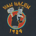 1984 Van Halen Tour Of The World Shirt Detail