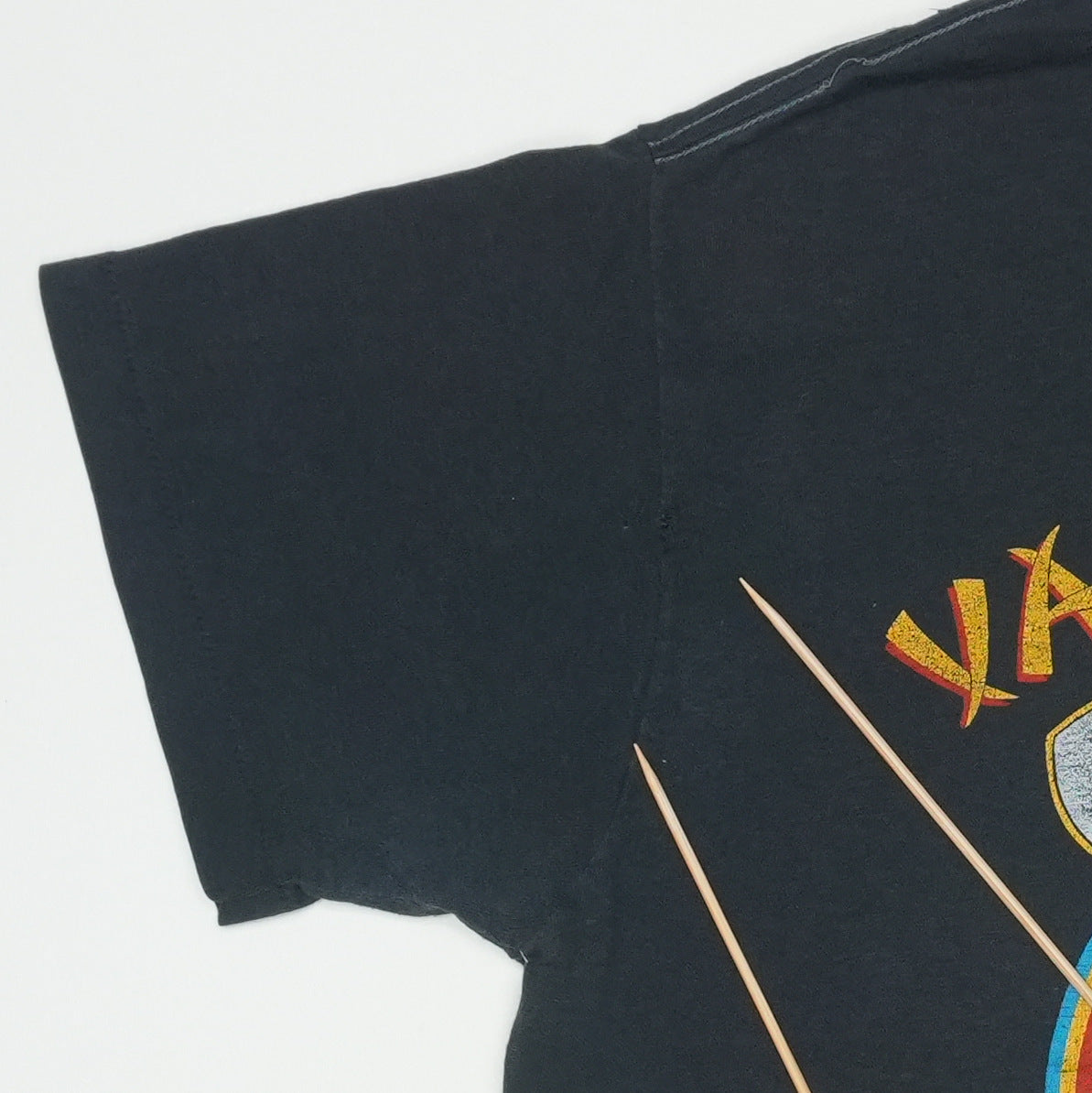 1984 Van Halen Tour Of The World Shirt Detail