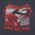 1984 Metallica Kill Em All Bang That Head Shirt Detail