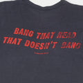 1984 Metallica Kill Em All Bang That Head Shirt Detail