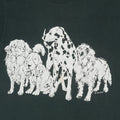 1990s Dogs Dalmatian Illustration Shirt Detail