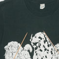 1990s Dogs Dalmatian Illustration Shirt Detail
