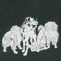 1990s Dogs Dalmatian Illustration Shirt Detail