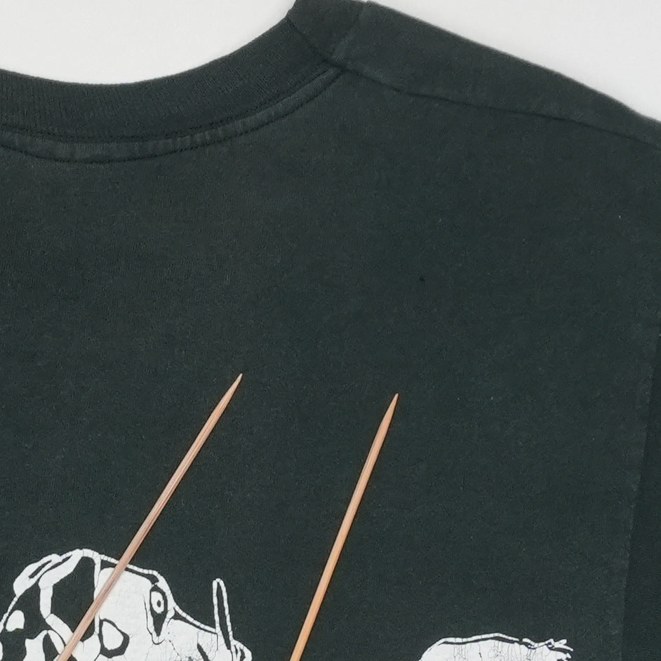 1990s Dogs Dalmatian Illustration Shirt Detail