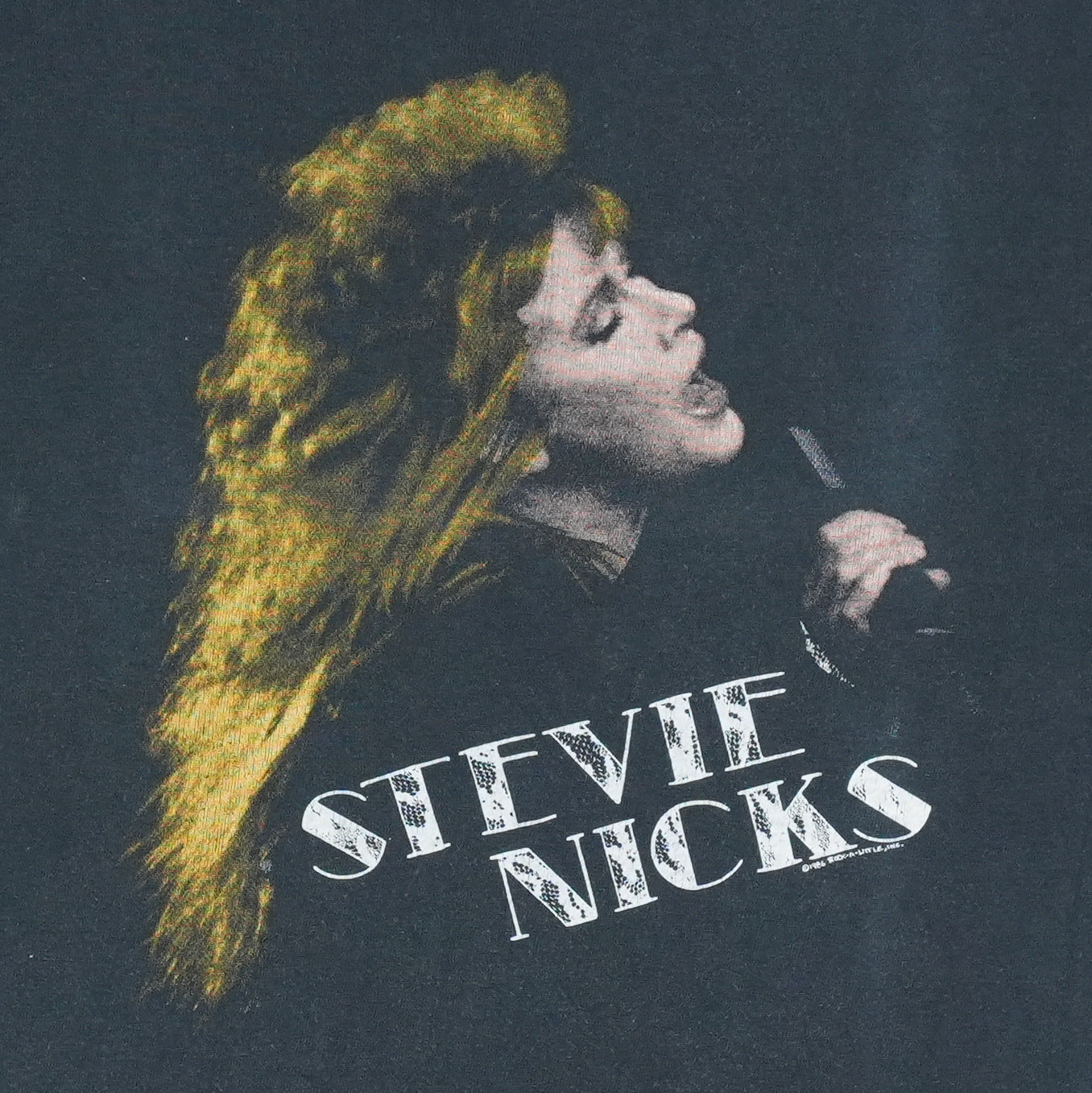 1986 Stevie Nicks Rock A Little Shirt Detail
