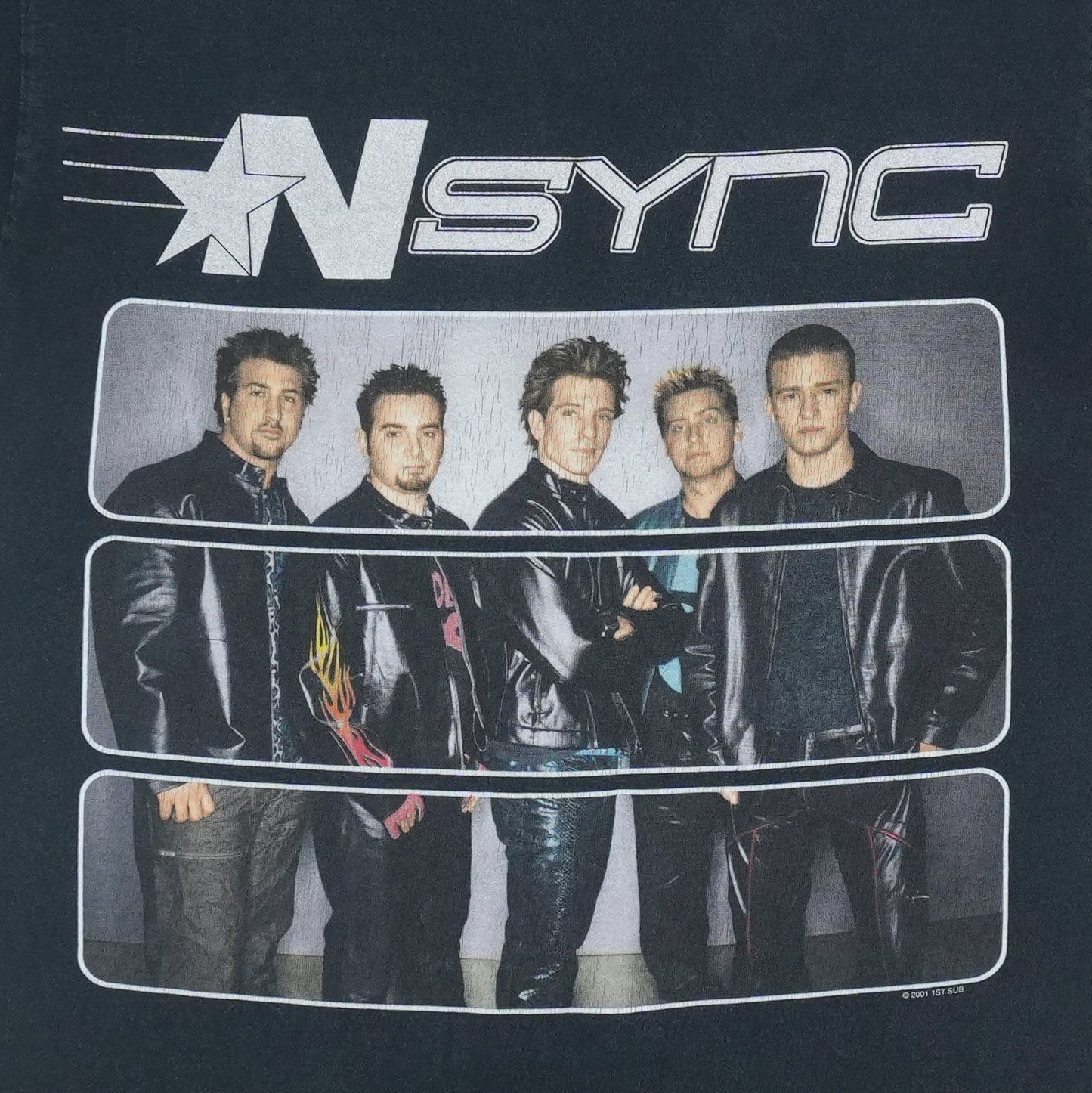 2001 Nsync Popodyssey Tour Shirt Detail