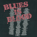 1990 The Black Crowes Blues Is Blood Tour Shirt Detail