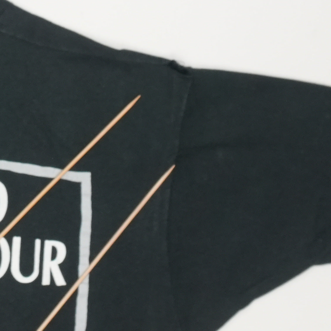 1984 David Gilmour About Face Tour Shirt Detail