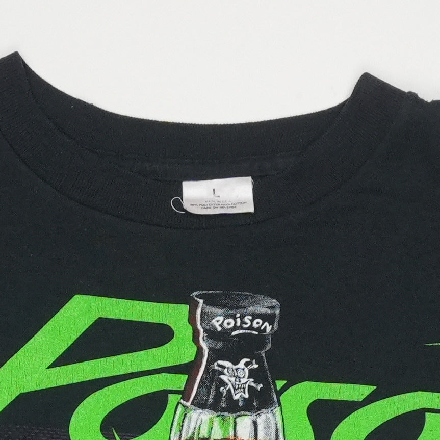 1988 Poison Nothin But A Good Time Shirt Detail