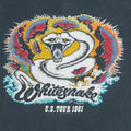 1981 Whitesnake US Tour Shirt Detail