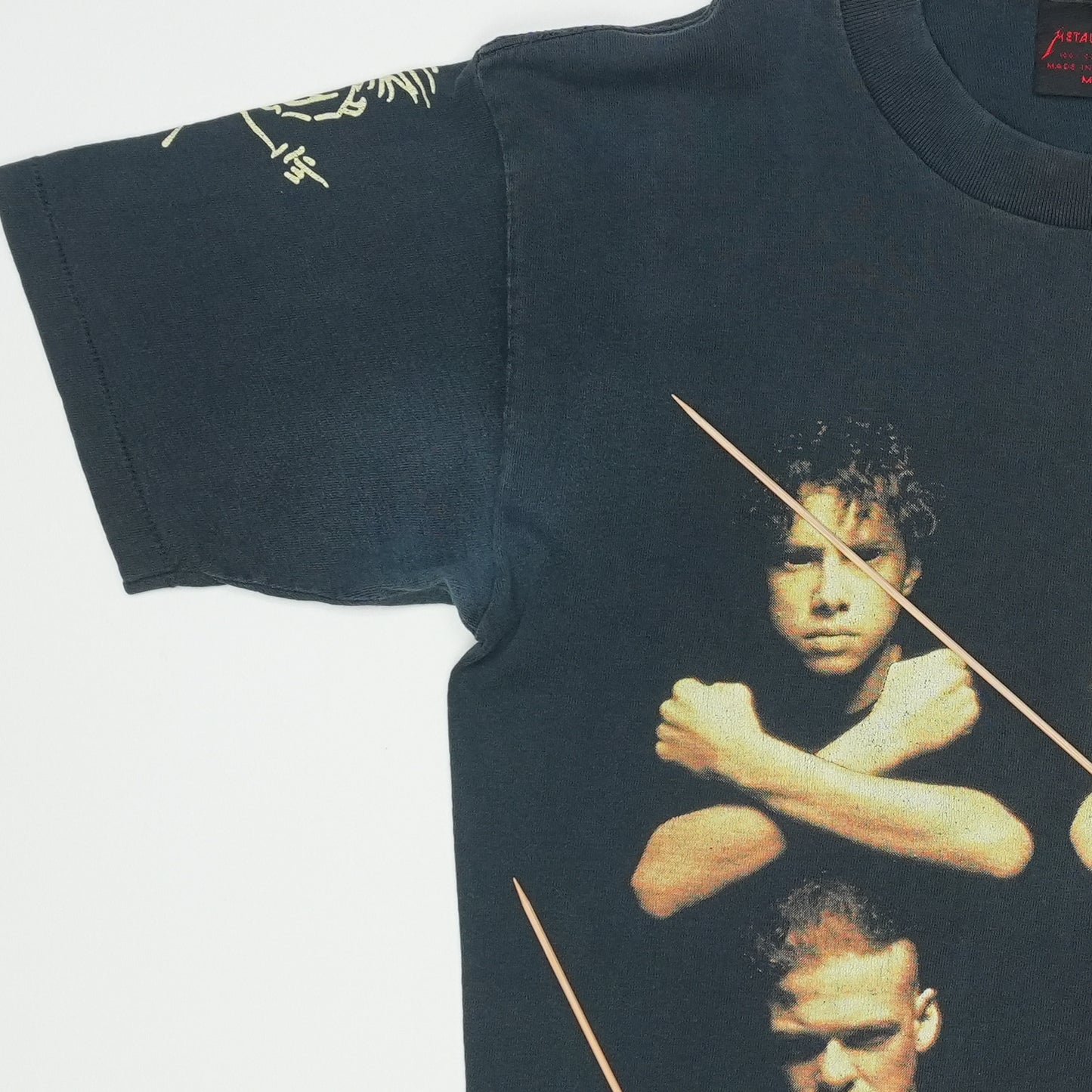 1991 Metallica Birth School Death Shirt Detail