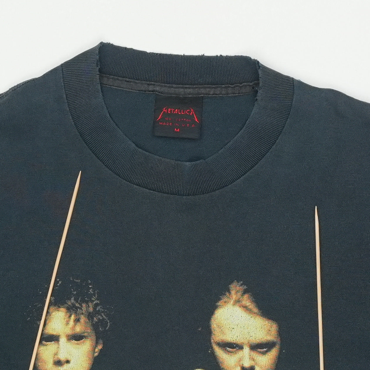 1991 Metallica Birth School Death Shirt Detail
