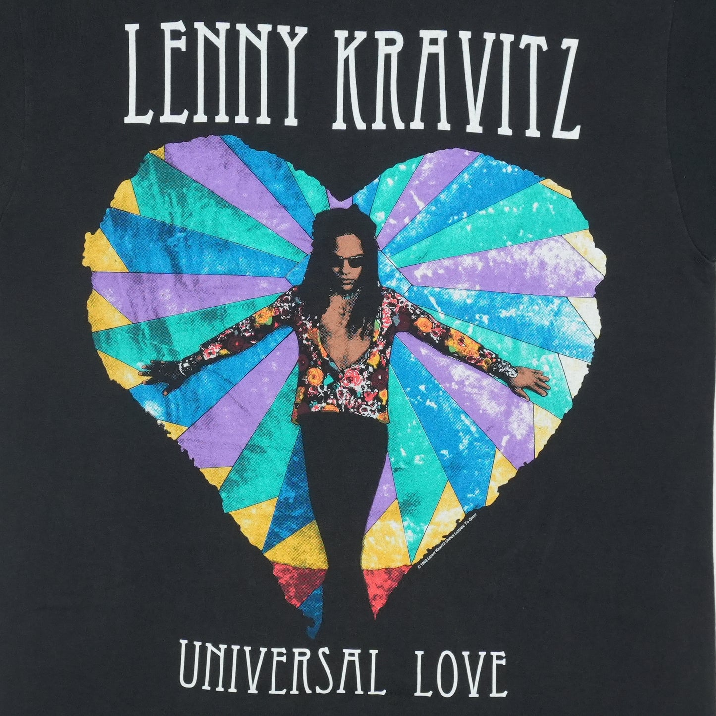 1993 Lenny Kravitz Universal Love Shirt Detail