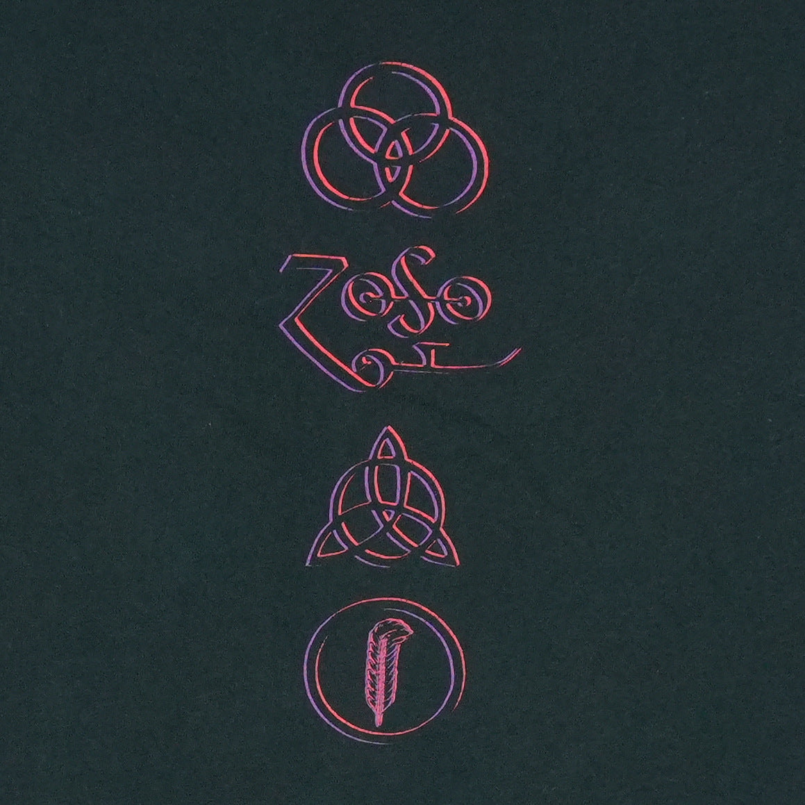 1994 Led Zeppelin ZoSo Winterland Shirt Detail