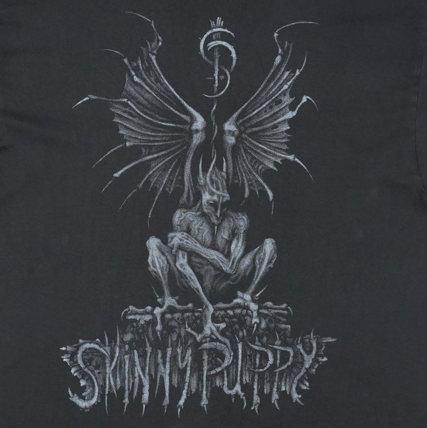 1992 Skinny Puppy Last Rights World Tour Shirt Detail