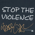 1997 Tupac Shakur Stop The Violence Shirt Detail