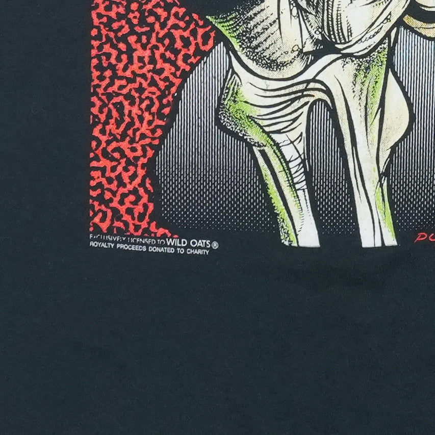 1980s Pushead Design Misfits Shirt Detail