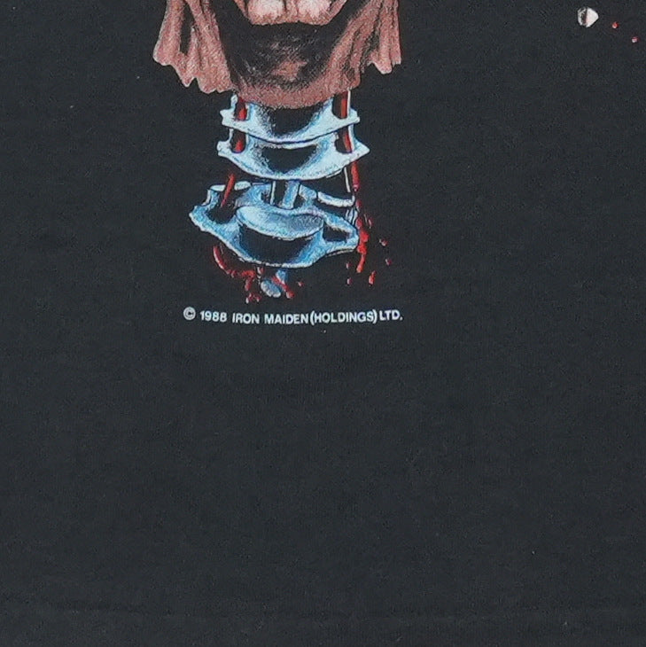 1988 Iron Maiden Can I Play With Madness Tank Top Detail