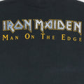 1995 Iron Maiden Man On The Edge Shirt Detail