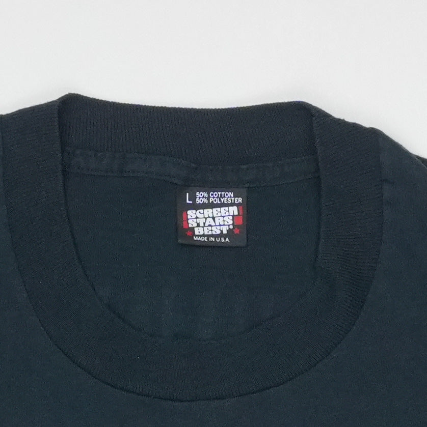1990s Skinny Puppy Cross Shirt Detail
