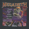 1986 Megadeth Peace Sells But Who Is Buying Tour Shirt Detail