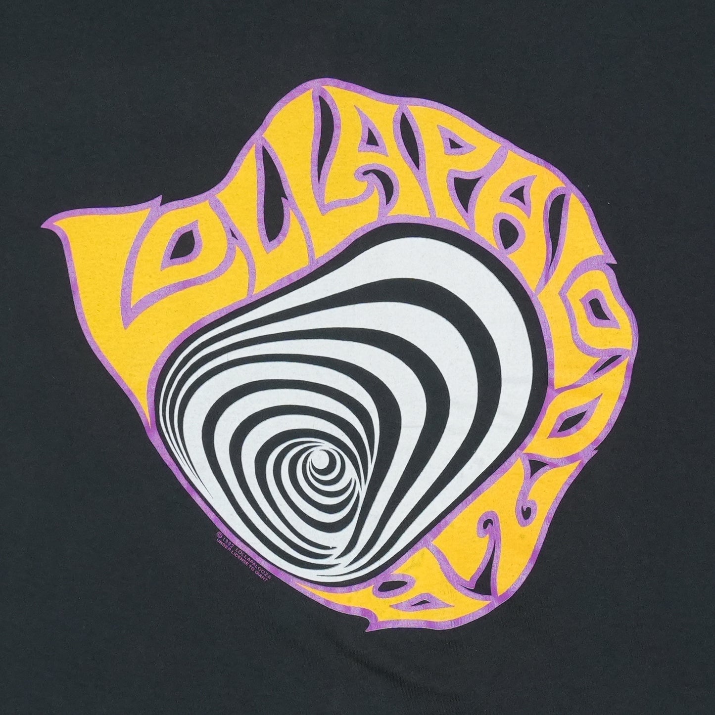 1993 Lollapalooza Festival Tour Shirt Detail