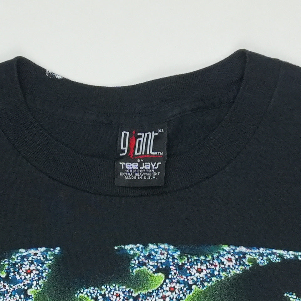 1993 Lollapalooza Music Festival Tour Shirt Detail