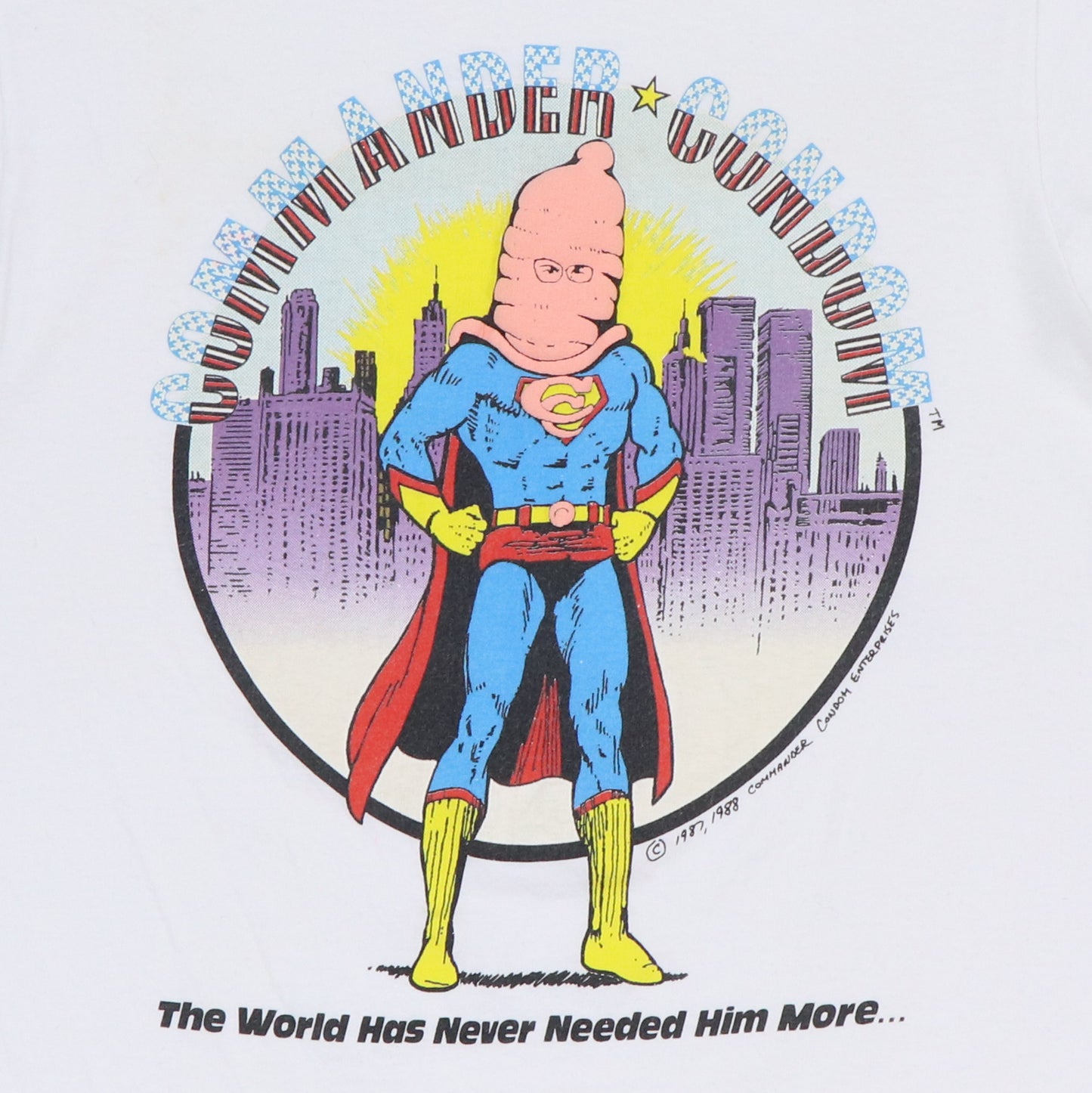 1988 Commander Condom Shirt