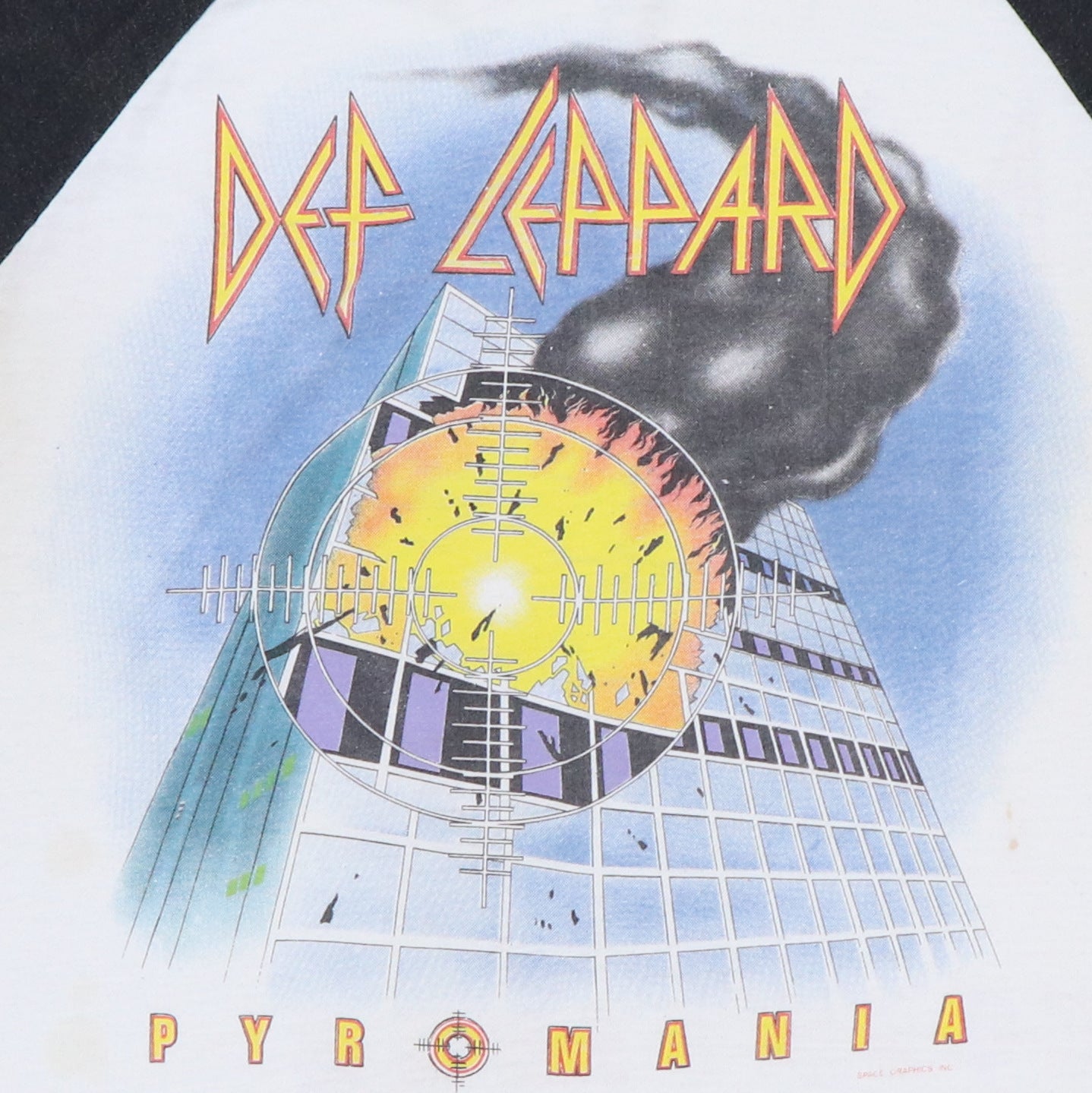 1984 Def Leppard Pyromania Tour Jersey Shirt