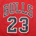 1990s Chicago Bulls Michael Jordan Champion Jersey Detail 1