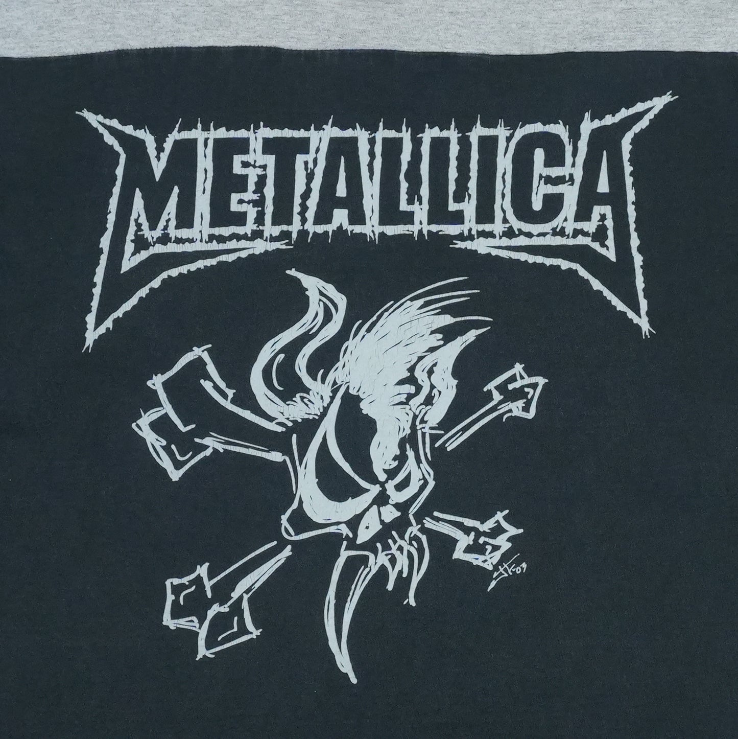 2003 Metallica Scary Guy Jersey Shirt Detail 1
