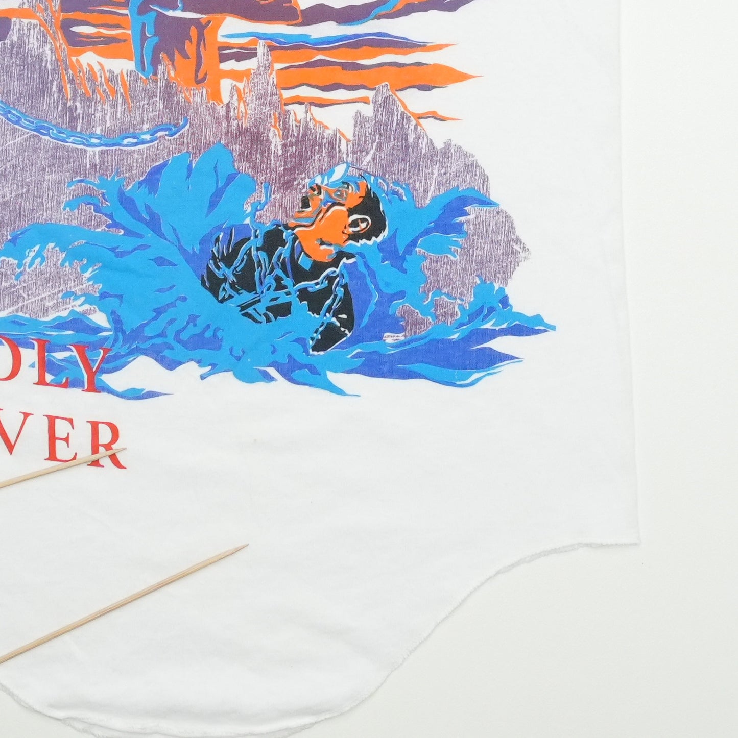 1983 Dio Holy Diver Tour Jersey Shirt Detail 3