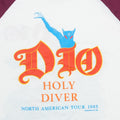 1983 Dio Holy Diver Tour Jersey Shirt Detail 4