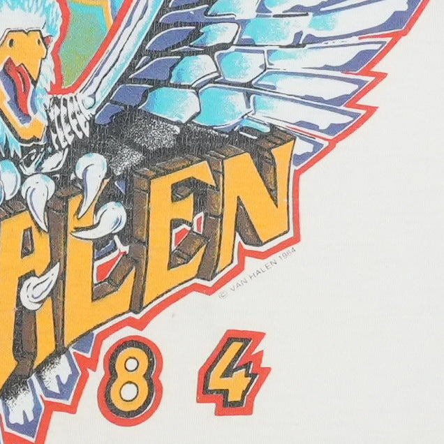 1984 Van Halen Tour of the World Jersey Shirt Detail 2