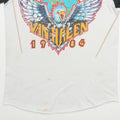 1984 Van Halen Tour of the World Jersey Shirt Detail 3